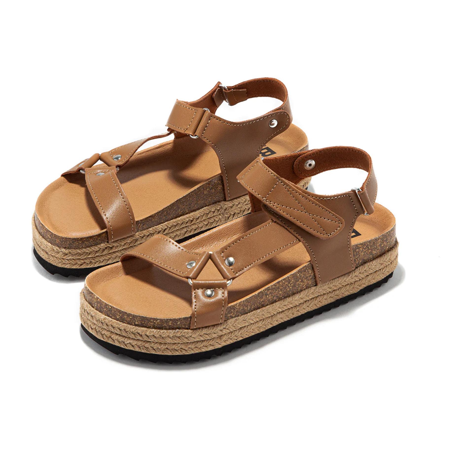 Sandalias Plataforma Taupe B&W