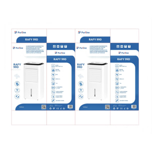 Climatizador Evaporativo digital de gran caudal RAFY 99D PURLINE