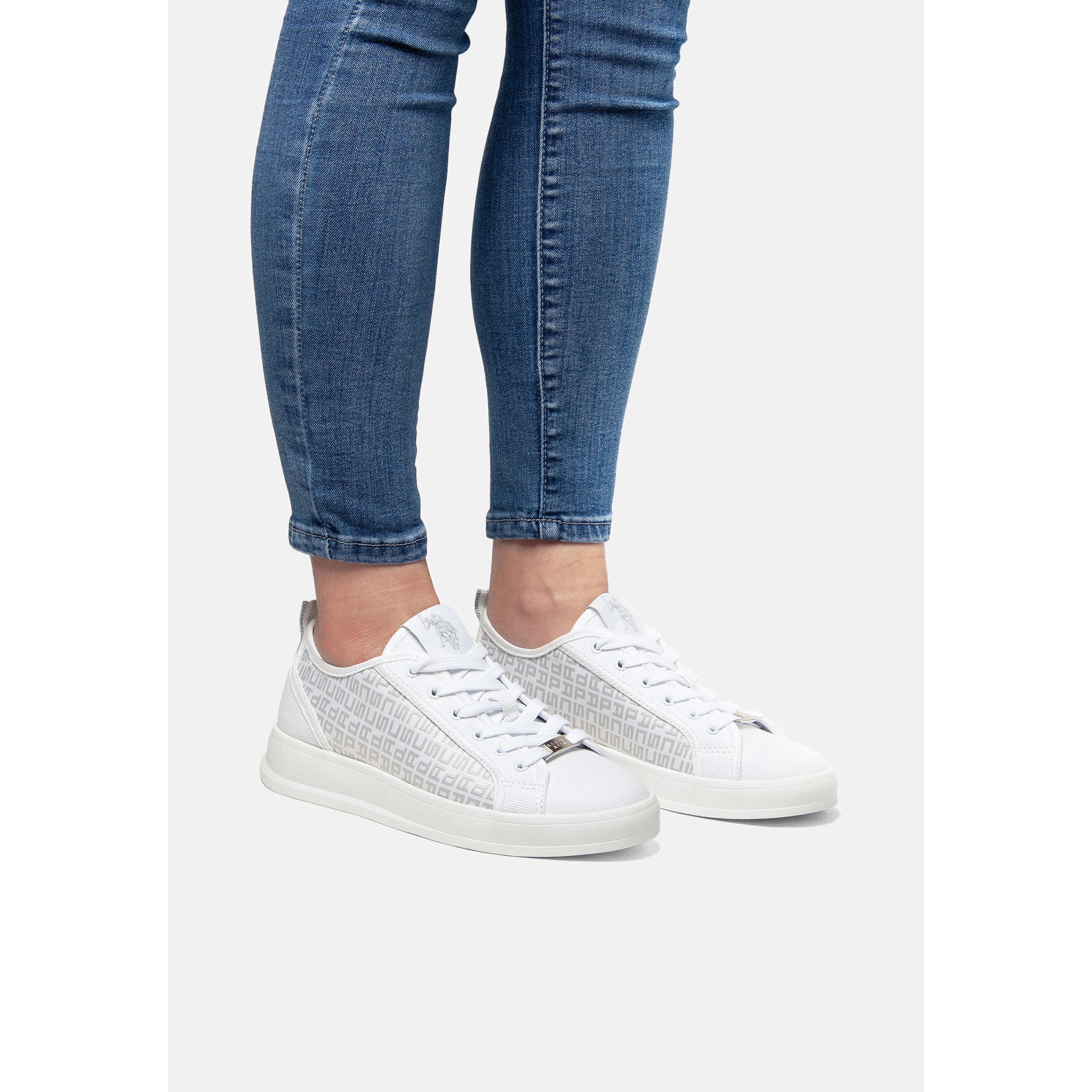 U.S. Polo Assn. - Sneakers CAMPYW003W/5C2 in sintetico per donna