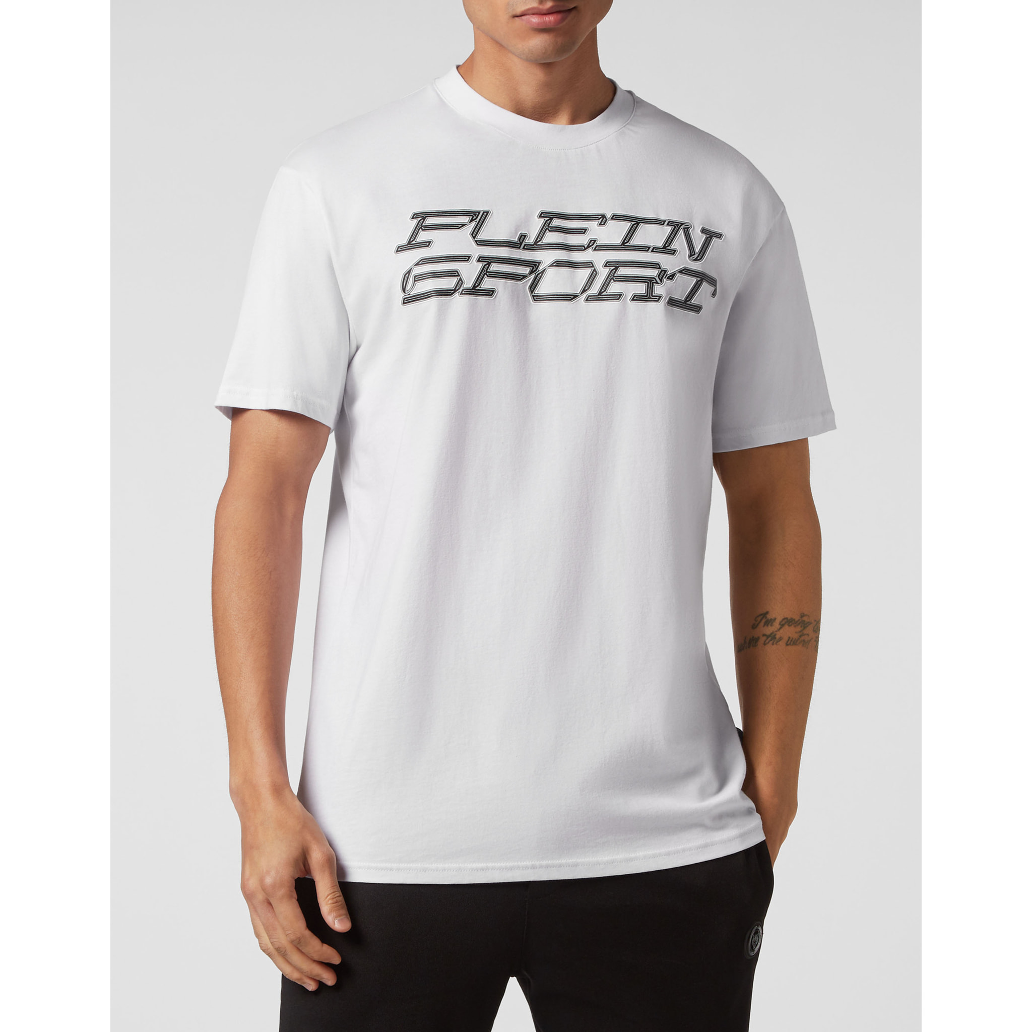 PLEIN SPORT Camiseta Cuello Redondo TIGER