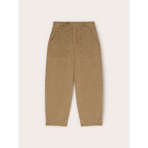Motivi - Jeans cargo in cotone armaturato - Beige
