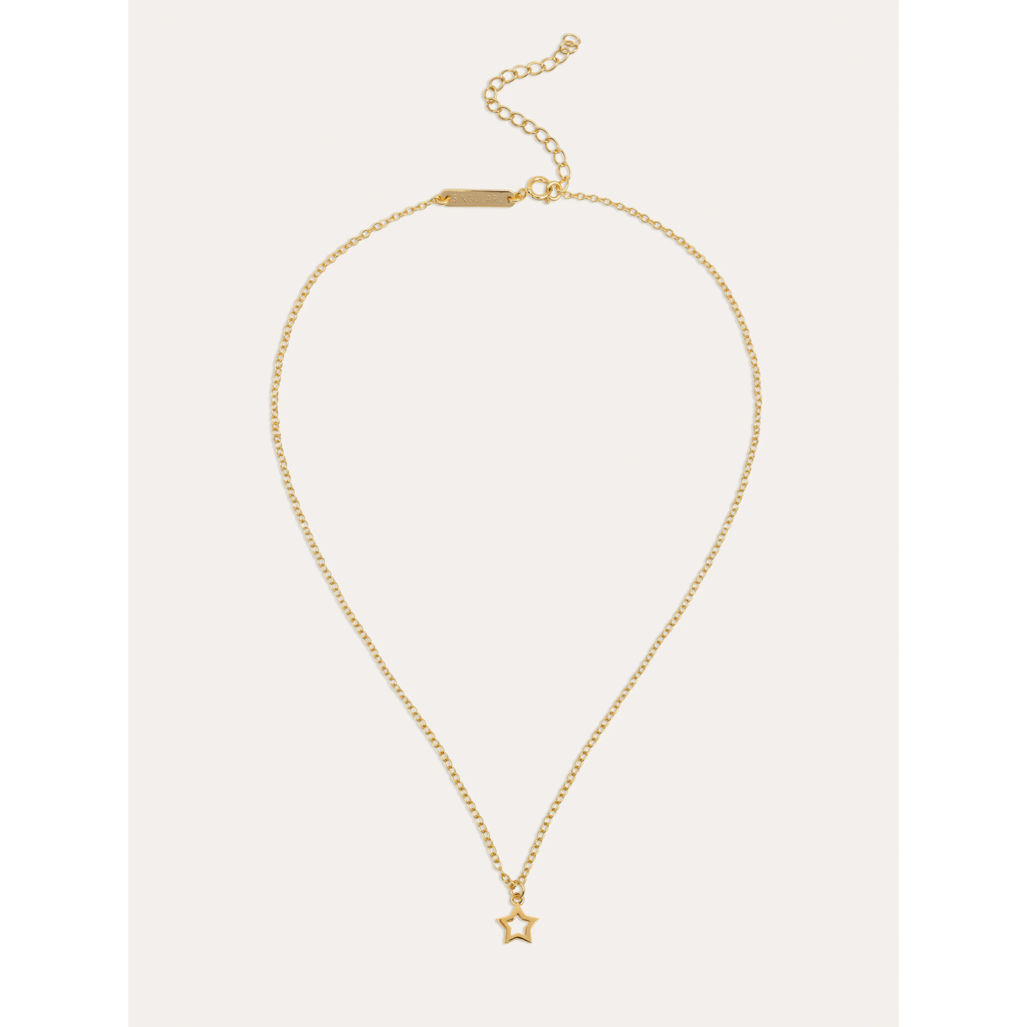 Collar You're a Star Plata Baño Oro