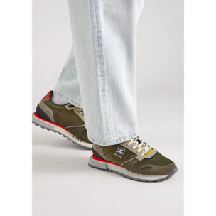 Zapatillas Casual Hombre Vibla Zig Flag Khaki D.Franklin