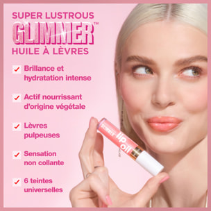 Superlustrous Glimmer - Huile à Lèvres Hydratante Brillance Intense Non Collante