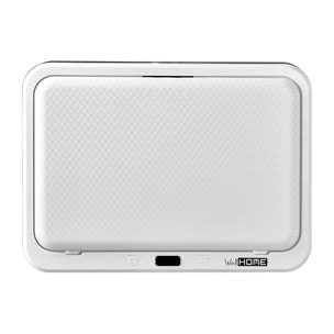 Well home - cubo de basura inteligente con apertura automática y contacto manual 30l, 35,5x26x60cm color blanco.