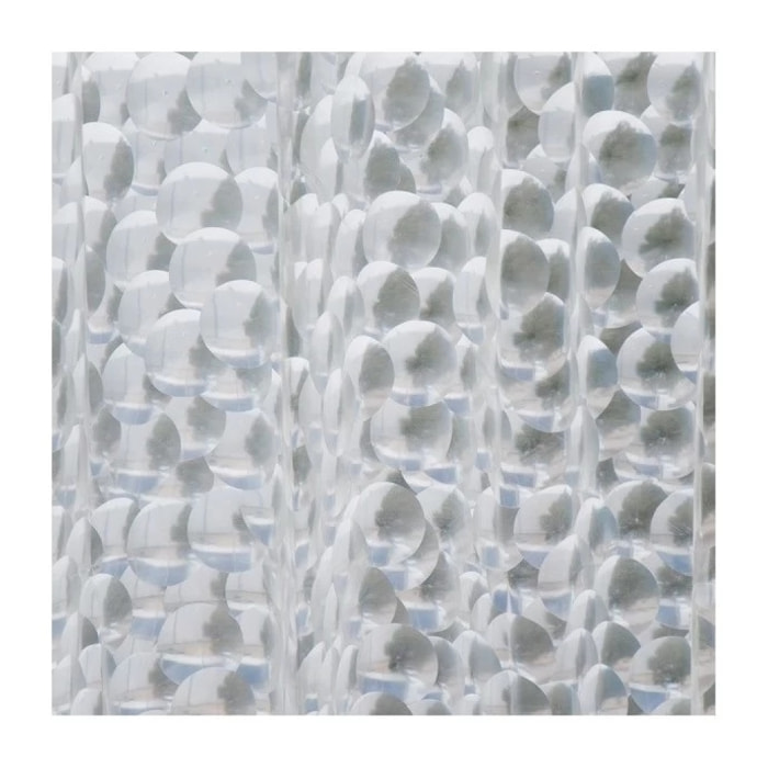 Rideau de douche EVA CLANE 180x200cm QUALITà PREMIUM Transparent  - Anneaux inclus MSV
