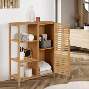Meuble pour salle de bain Maya 1 porte en bambou