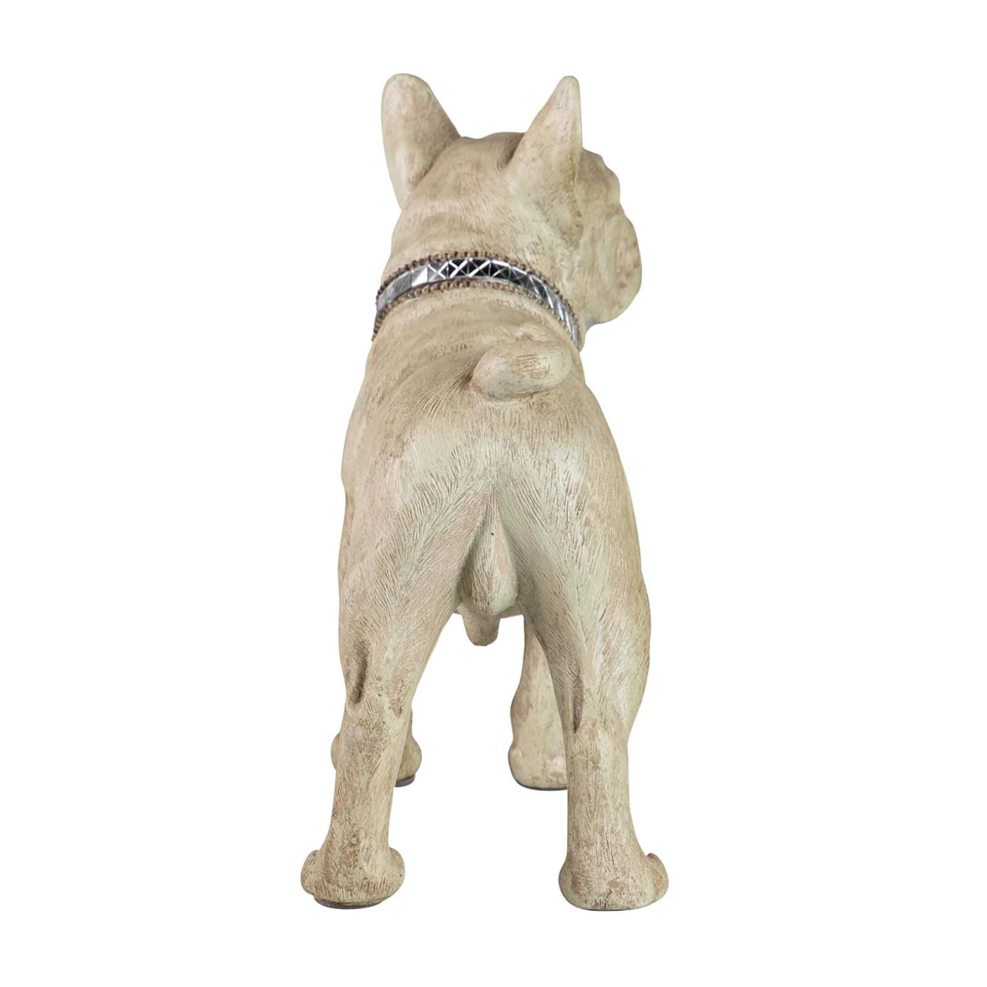 Figura Perro Bulldog Frances Resina 33x16x30 Cm