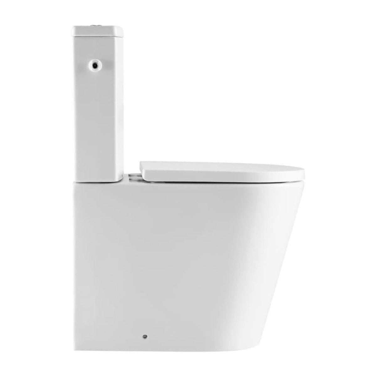 Brevis WC à poser complet sans bride en céramique avec abattant SoftClose, rinçage Vortex, blanc (SATBRE031RTORVP)