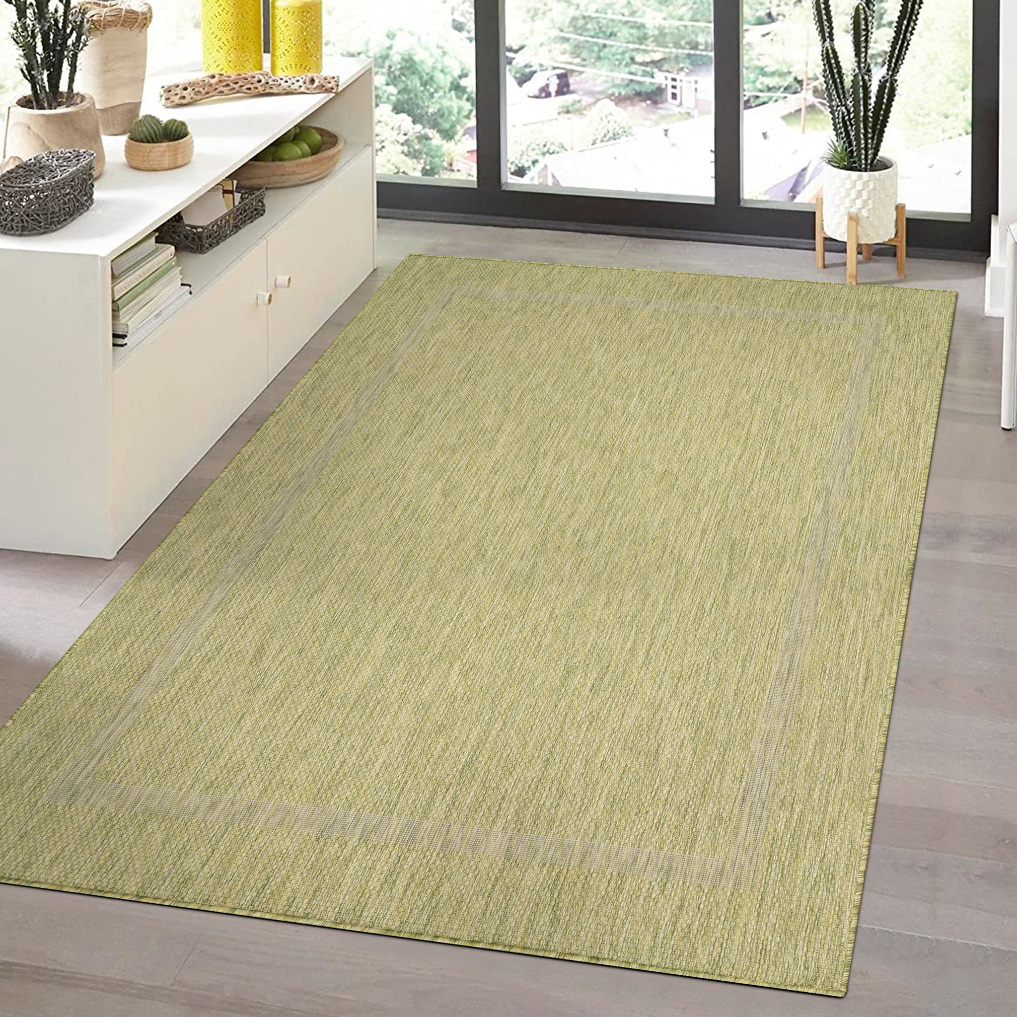 FARO - Tapis intérieur extérieur à motif Vert