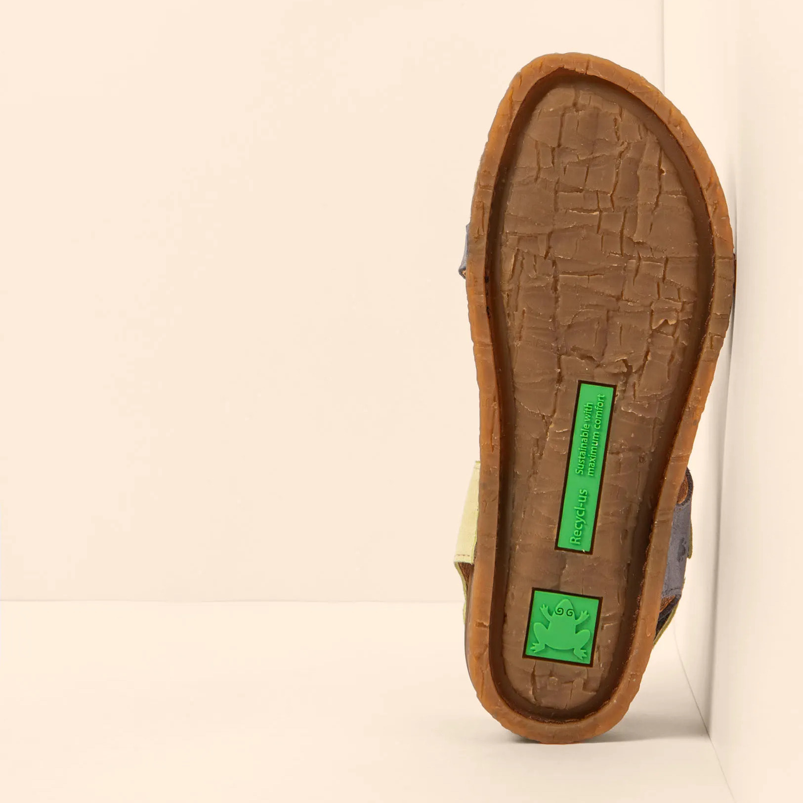 Sandalias N5810S NOBUCK LAVADO DENIM-LIME/ PANGLAO color Denim-lime