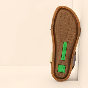 Sandalias N5810S NOBUCK LAVADO DENIM-LIME/ PANGLAO color Denim-lime