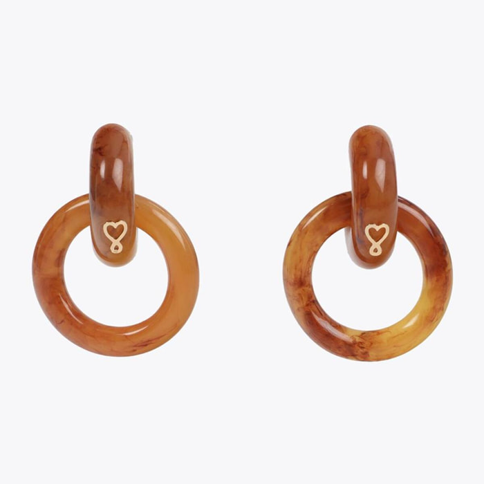 Orecchini Frontali in Acrilico