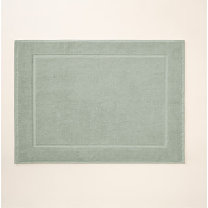 Tapis de bain coton peigné - 600 g/m2 olive