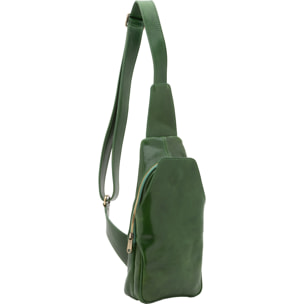 Marsupio  da uomo In Vera pelle Made in Italy 33x17x7 cm