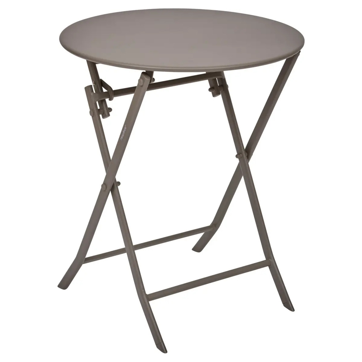 Table de jardin Greensboro 2 places pliable café D40cm