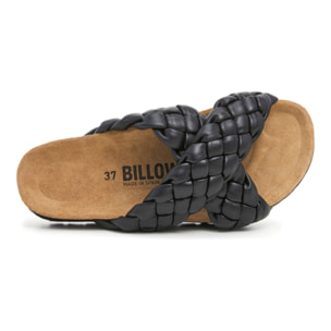 SANDALO CON ZEPPA BILLOWY NERO