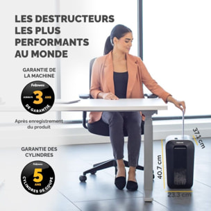 Destructeur FELLOWES MICROSHRED LX65 NOIR