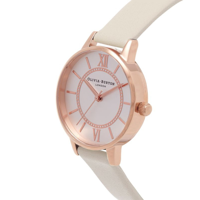 Reloj Olivia Burton OB16WD65 Mujer Analogico Cuarzo con Correa de Piel sintetica