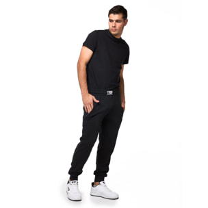 Pantalone sportivo da uomo con tasche con chiusura zip Leone B&W