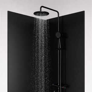 Pack 2 Panneaux Muraux en Aluminium Noir 90x210 cm + Profilés Noir - WALL'IT