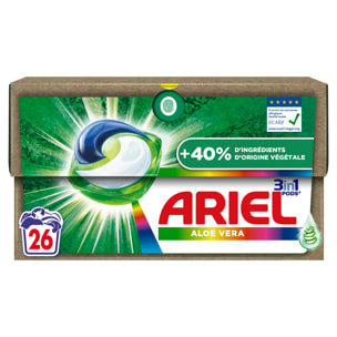 4x26 Pods Aloe Vera Color, Lessive En Capsules Ariel