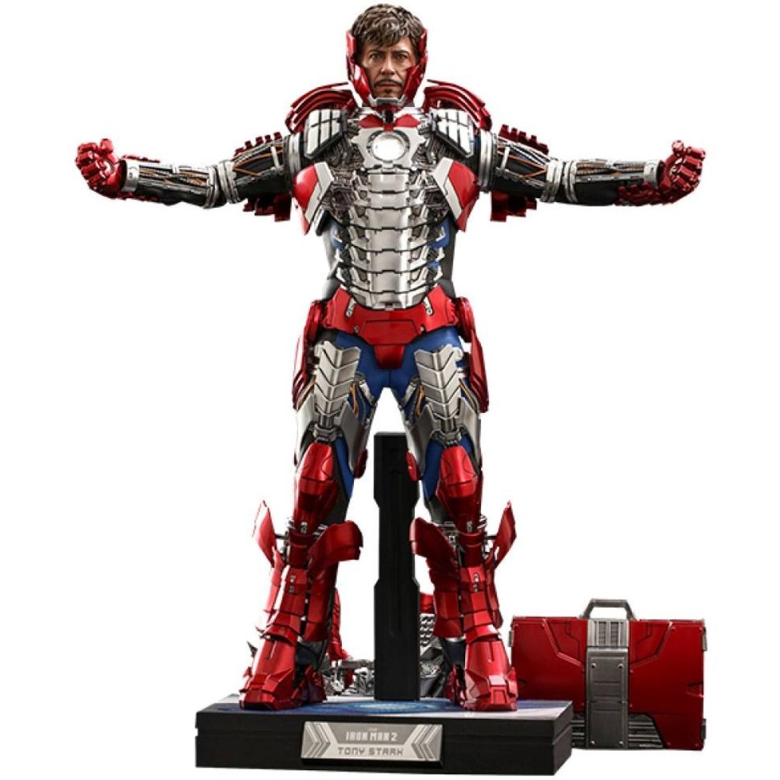 Iron Man 2 Movie Masterpiece Action Figura 1/6 Tony Stark (mark V Suit Up Version) Deluxe 31 Cm Hot Toys