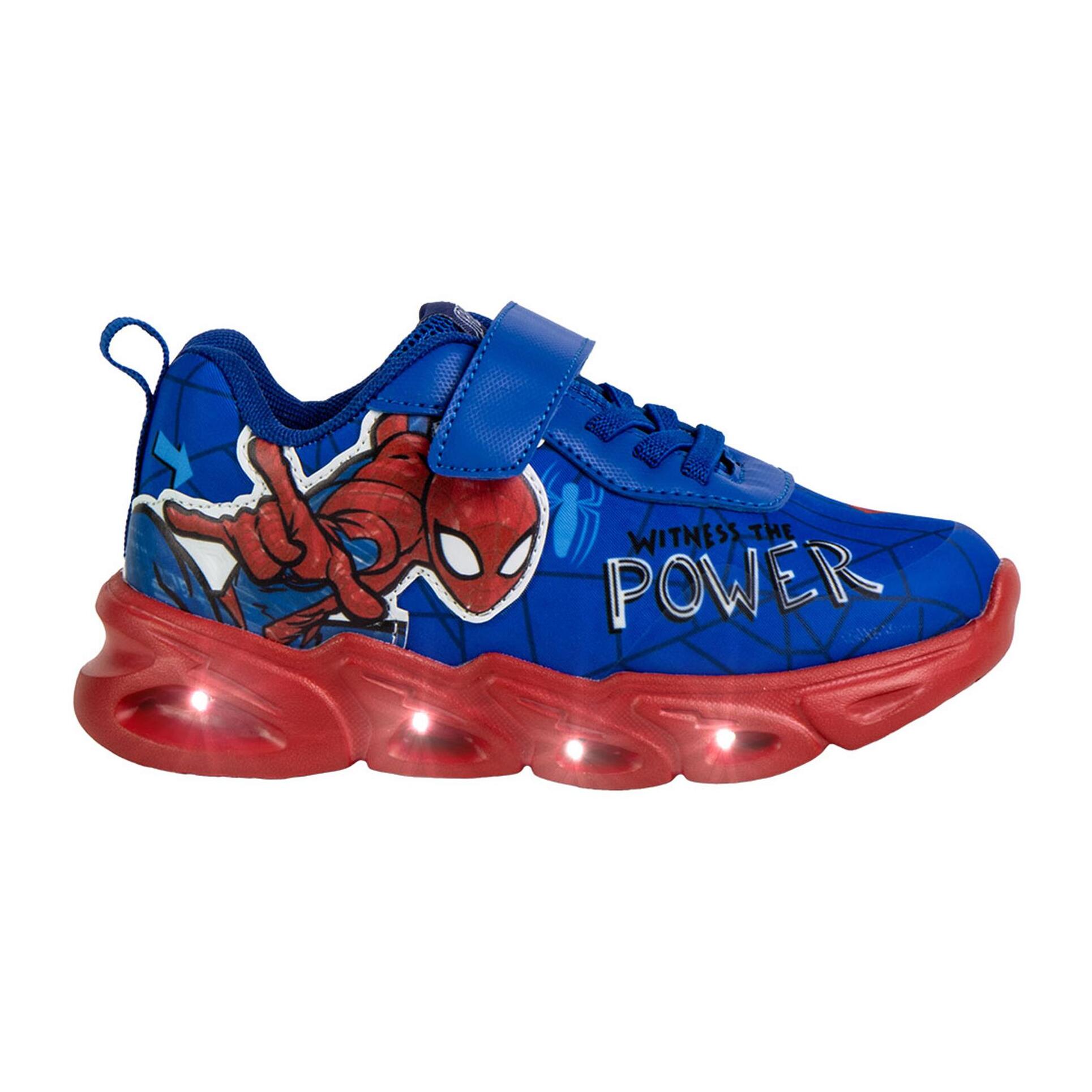 Zapatilla deportiva infantil suela ligera "Spiderman"