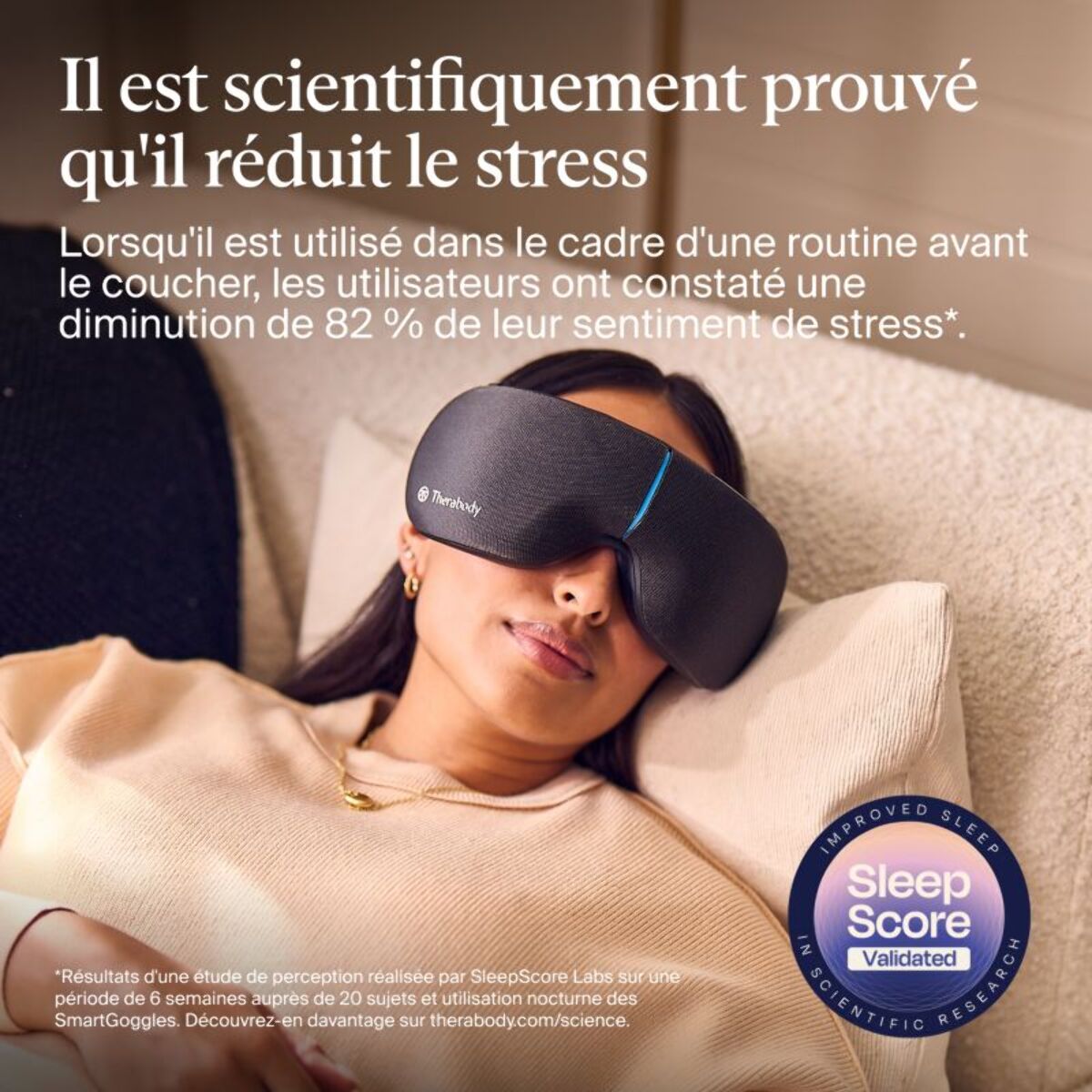 Masque de relaxation THERABODY Smart Goggles 2.0