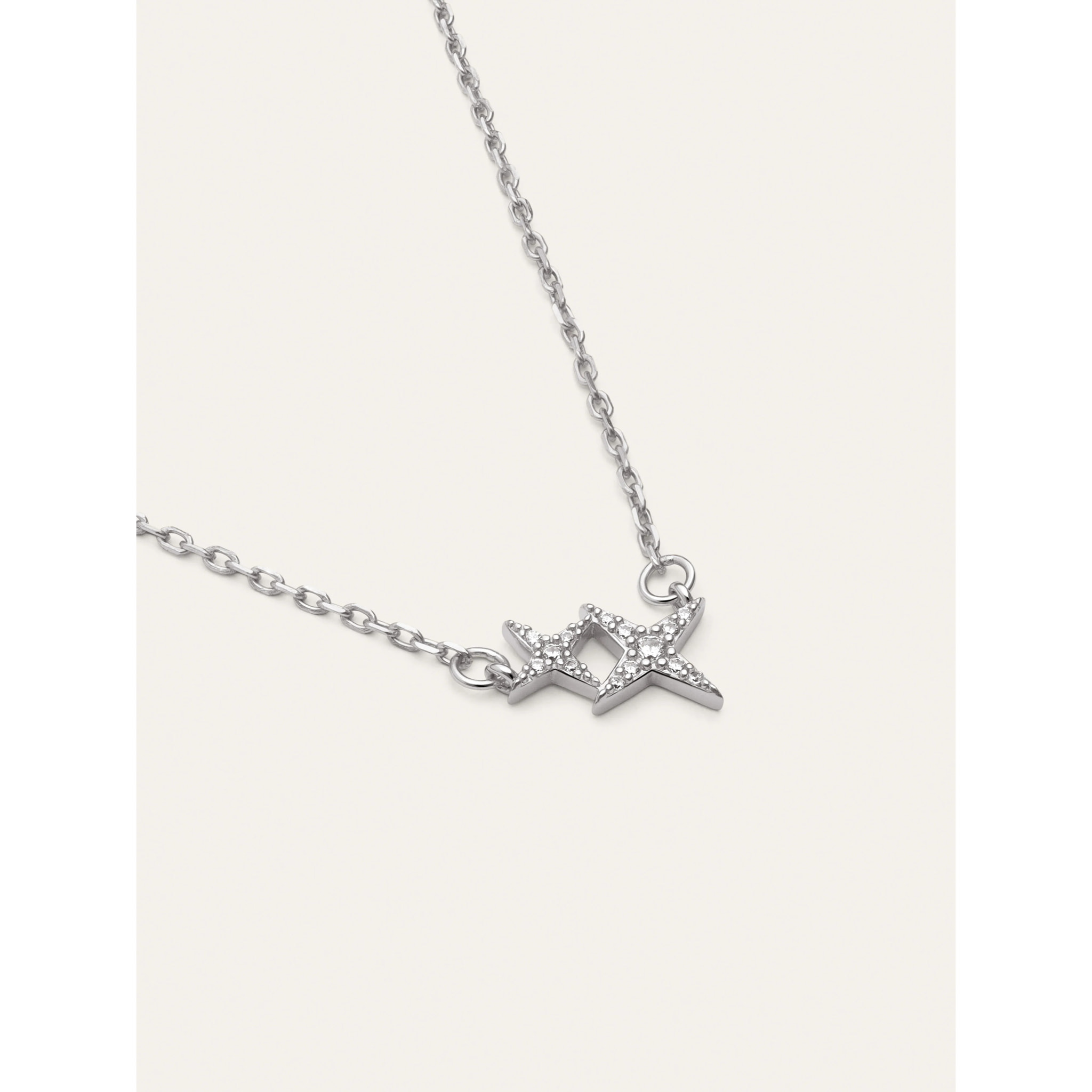 Collar Duo Spark Plata