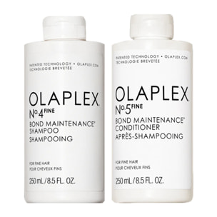 OLAPLEX Kit Bond Maintenance Shampoo N°4 Fine 250ml + Conditioner N°5 Fine 250ml