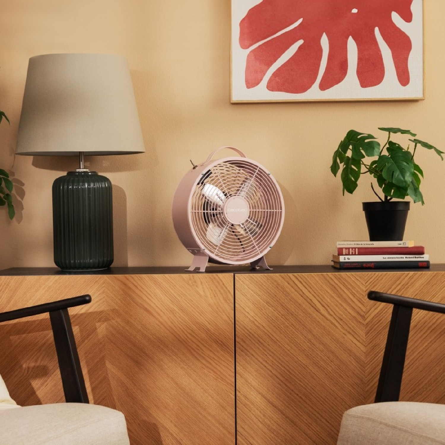 Ventilatori da Tavolo EnergySilence 400 RetroDesk Pink Cecotec