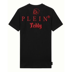 PHILIPP PLEIN Camiseta de cuello redondo y manga corta TEDDY