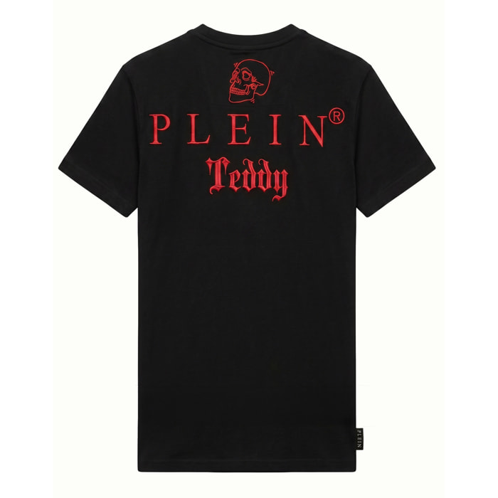 PHILIPP PLEIN Camiseta de cuello redondo y manga corta TEDDY