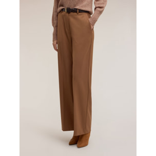 Motivi - Pantaloni palazzo in poliviscosa - Beige