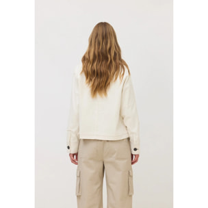 CHAQUETA MUJER YARROW BLANCO ROTO