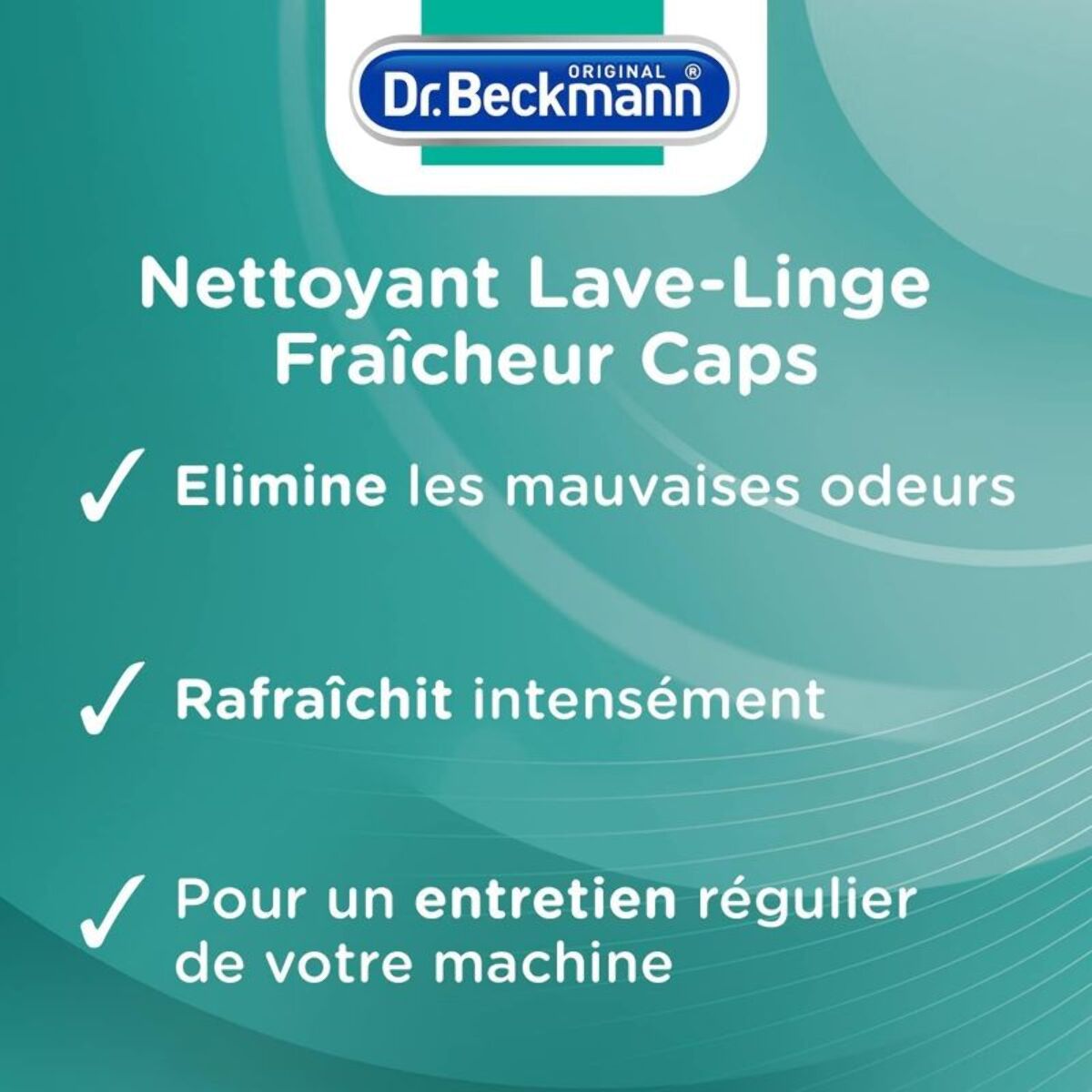 Nettoyant lave linge DR BECKMANN lave-linge fraicheur caps x3