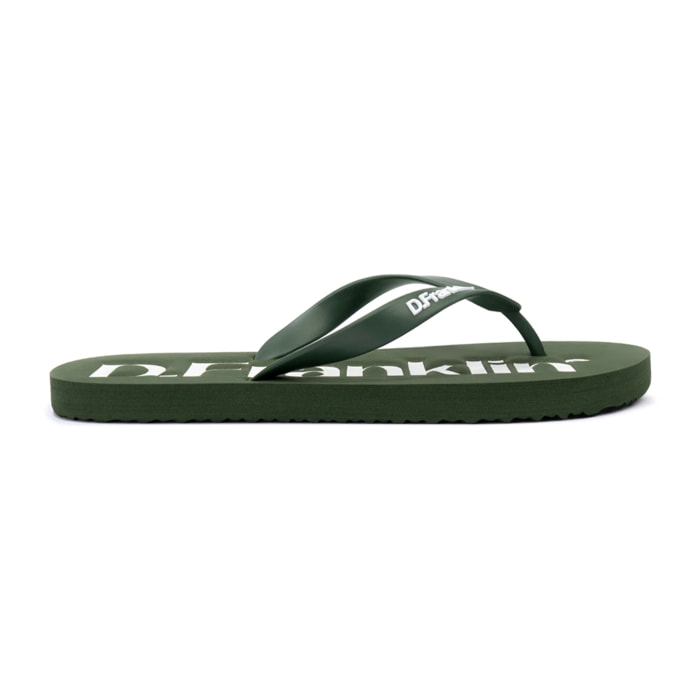 Sandalias Flip Flop Khaki D.Franklin