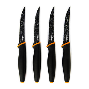 Set 4 Coltelli Bistecca Excelsa – Steak, Acciaio Nero