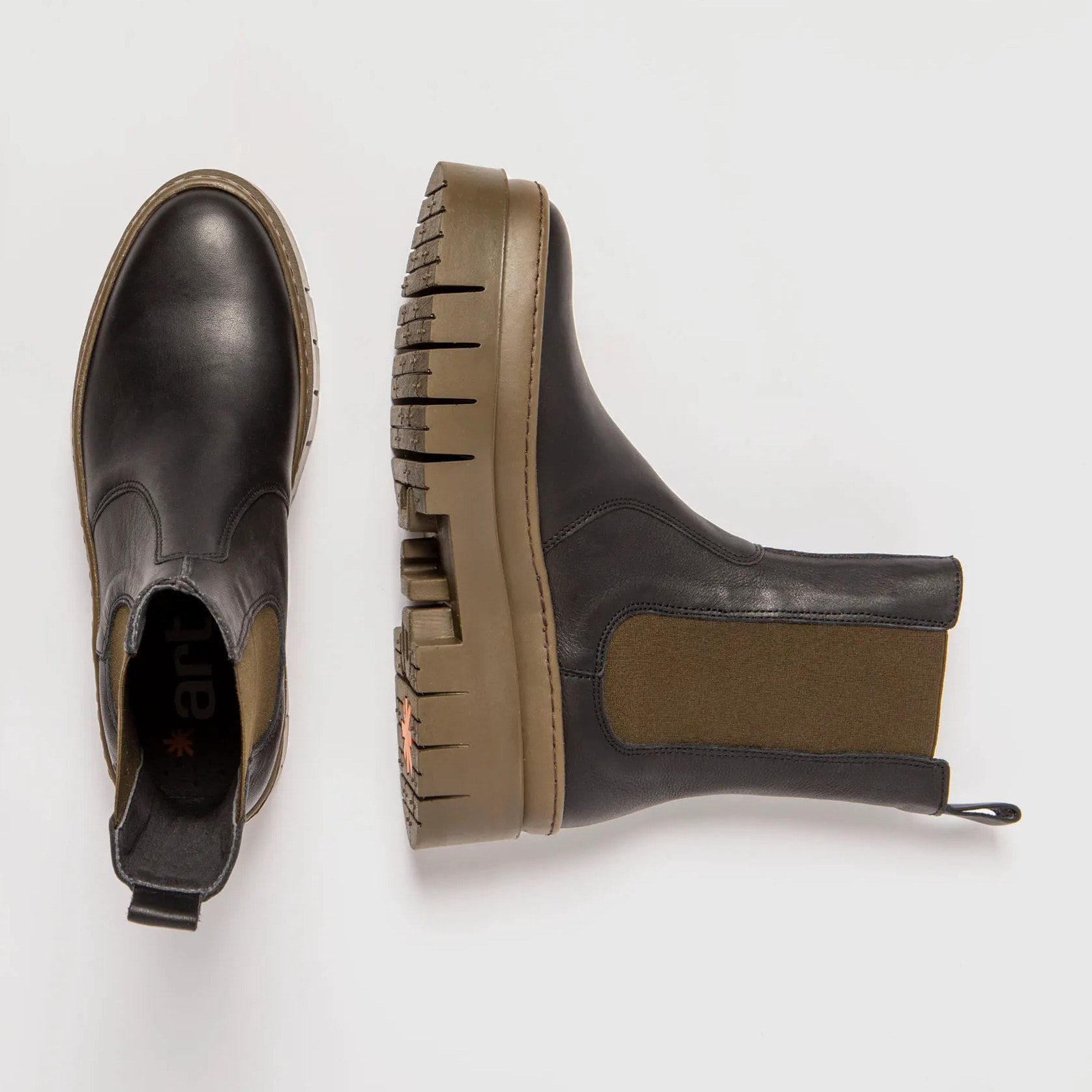 Botines 1954 NAPPA BLACK-BRONZE/AMBERES color Black-bronze