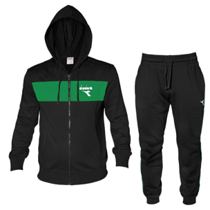 Tuta Uomo DIADORA Cotone Leggero Full Zip - Cappuccio Art.072