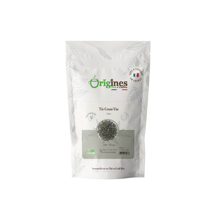 Tie Guan Yin - Thé oolong Bio de Chine - Sachet 100g