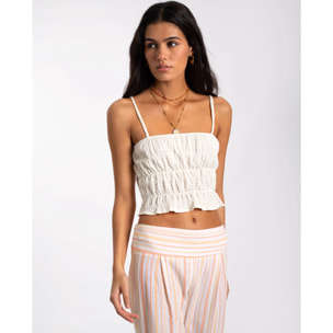 Blusa de mujer con cuerpo engomado