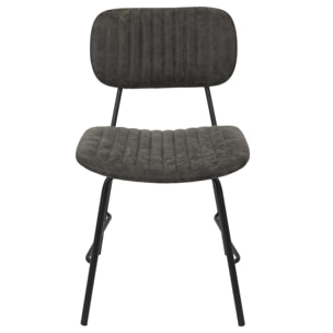 Chaise Taylor Gris - Lot De 2
