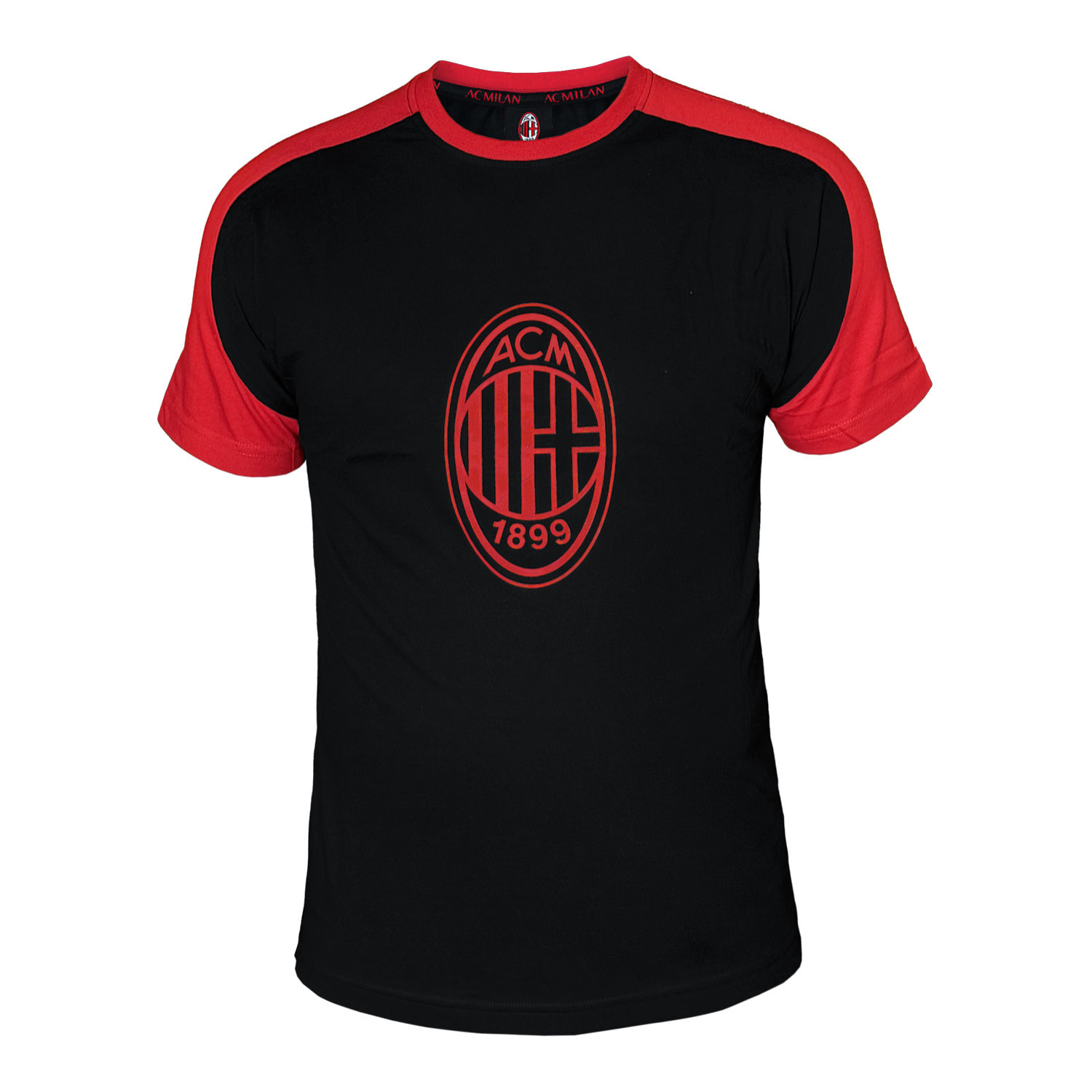 T-Shirt Manica Corta Uomo MILAN Cotone Prod. Ufficiale