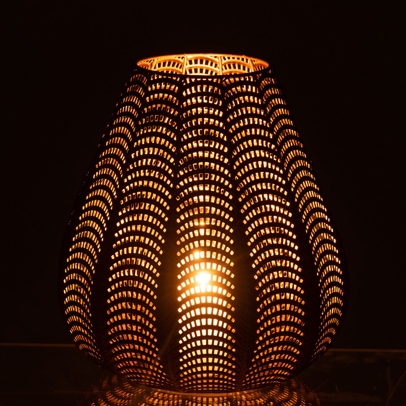 J-Line photophore Gala - métal - or - large