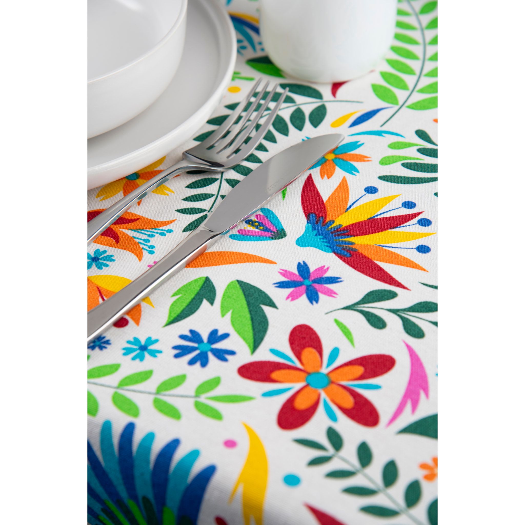 Tovaglia 140x180 Excelsa – Mexican Flowers, Cotone Multicolore