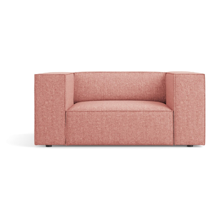 Fauteuil "Arendal" en chenille rose