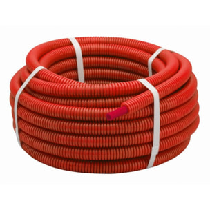 Tube PER gainé rouge NOYON & THIEBAULT - Ø 20 - L 25 m - R1820-25