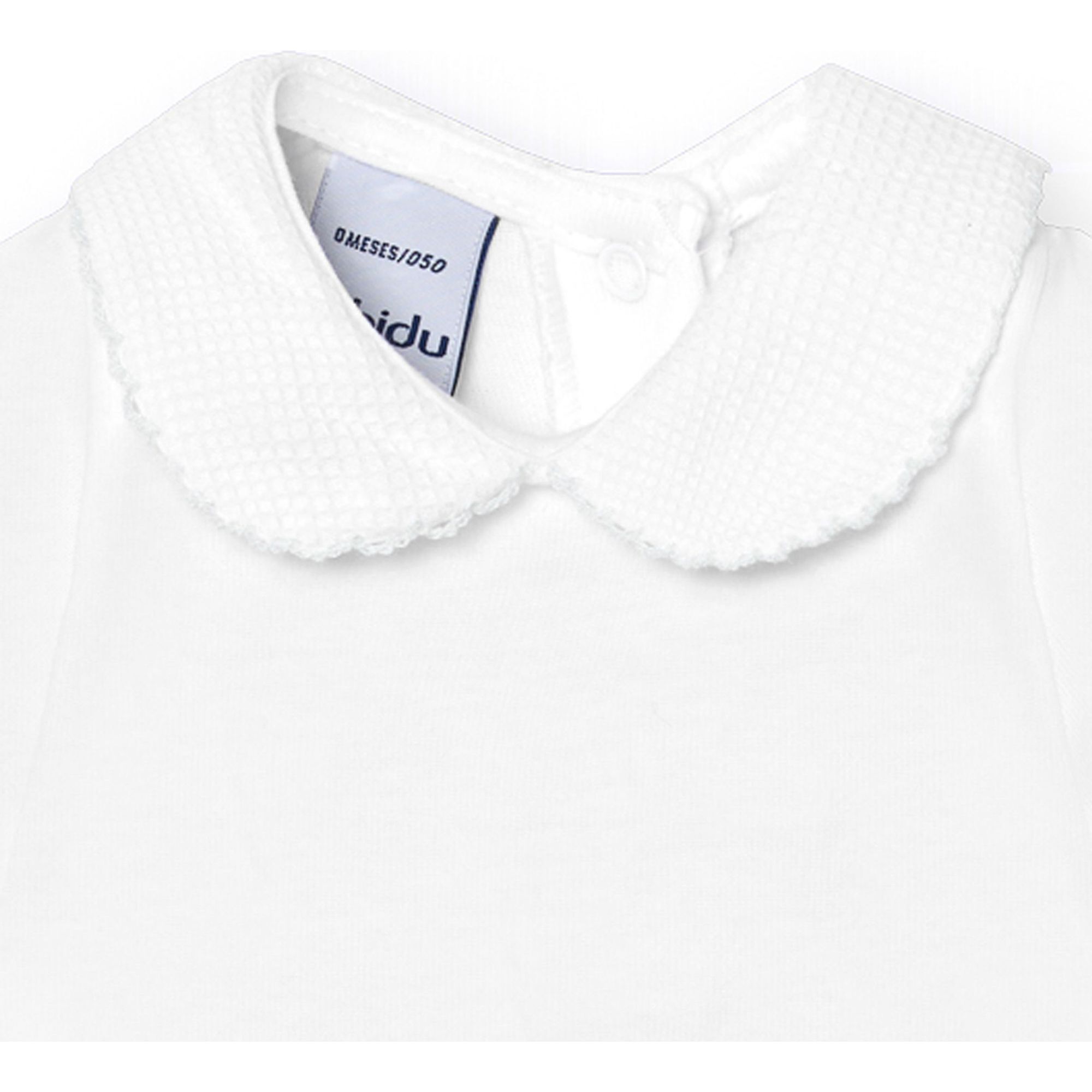 Body bebé manga corta cuello piqué